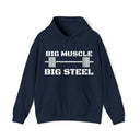 Big Muscle Big Steel Navy Hoodie